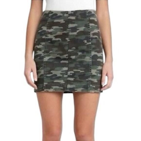 Free People Camouflage Mini Skirt - Picture 5 of 9